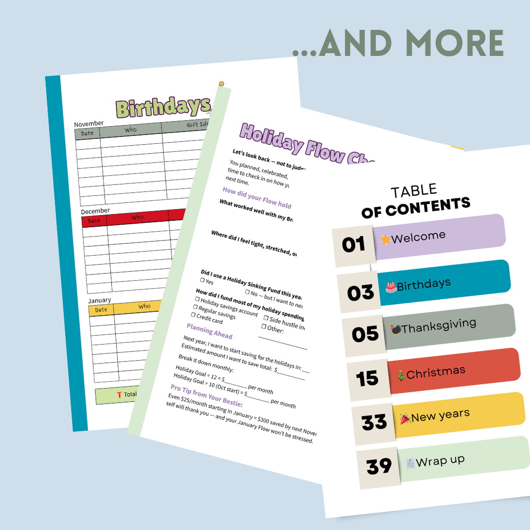 Holiday Season Planner (Printable Edition)