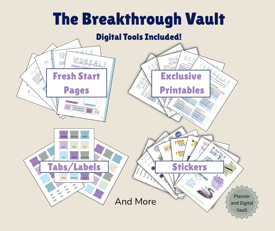 Breakthrough Budgets System - Planner + Digital Vault Bonus