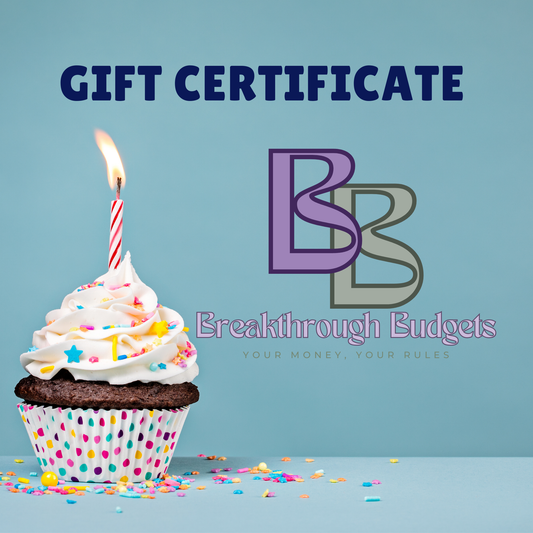 Breakthrough Budgets™ Birthday Gift Card