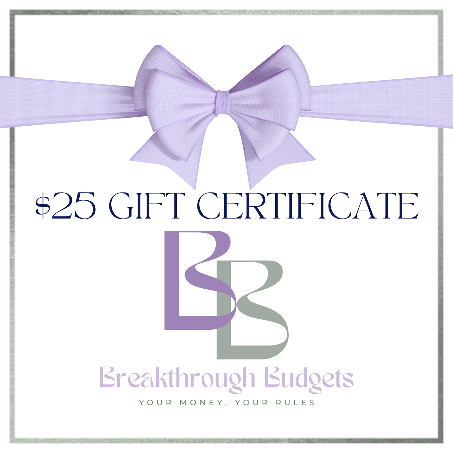 Breakthrough Budget Gift Card