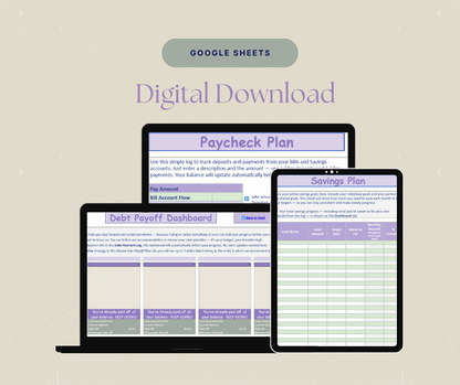 Single Budget Planner – Individual or Fully Combined System